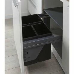 Wesco Abfallsammler SortoMaxx Für 60er Unterschrank Mit Dreifachtrennung 17 + 2 X 8 Liter