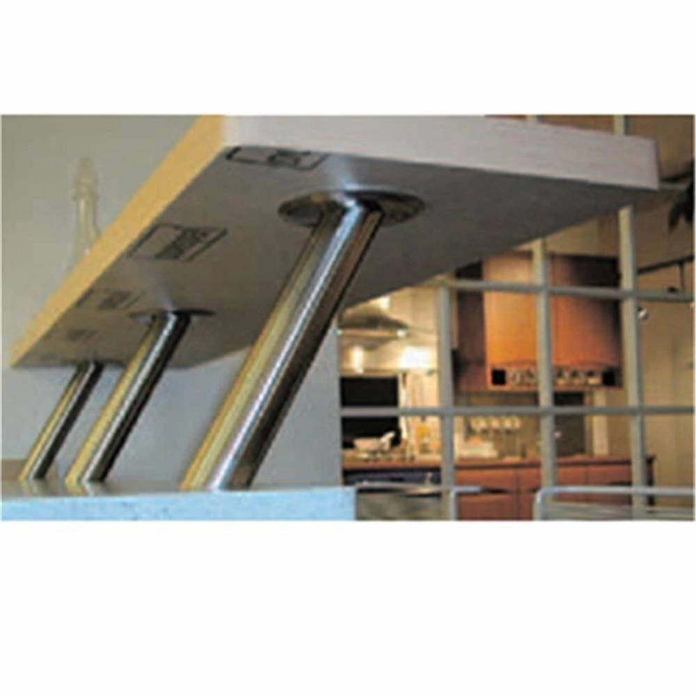 Barkonsole BKS45-210, Edelstahl-Optik 4 Barkonsole BKS45-210, Edelstahl-Optik – Bild 2