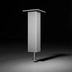 Barkonsole Capri Gerade, Alu Silberfarben, 190 Mm