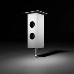 Barkonsole Jumbo, Als Powerstation, Edelstahl-Optik