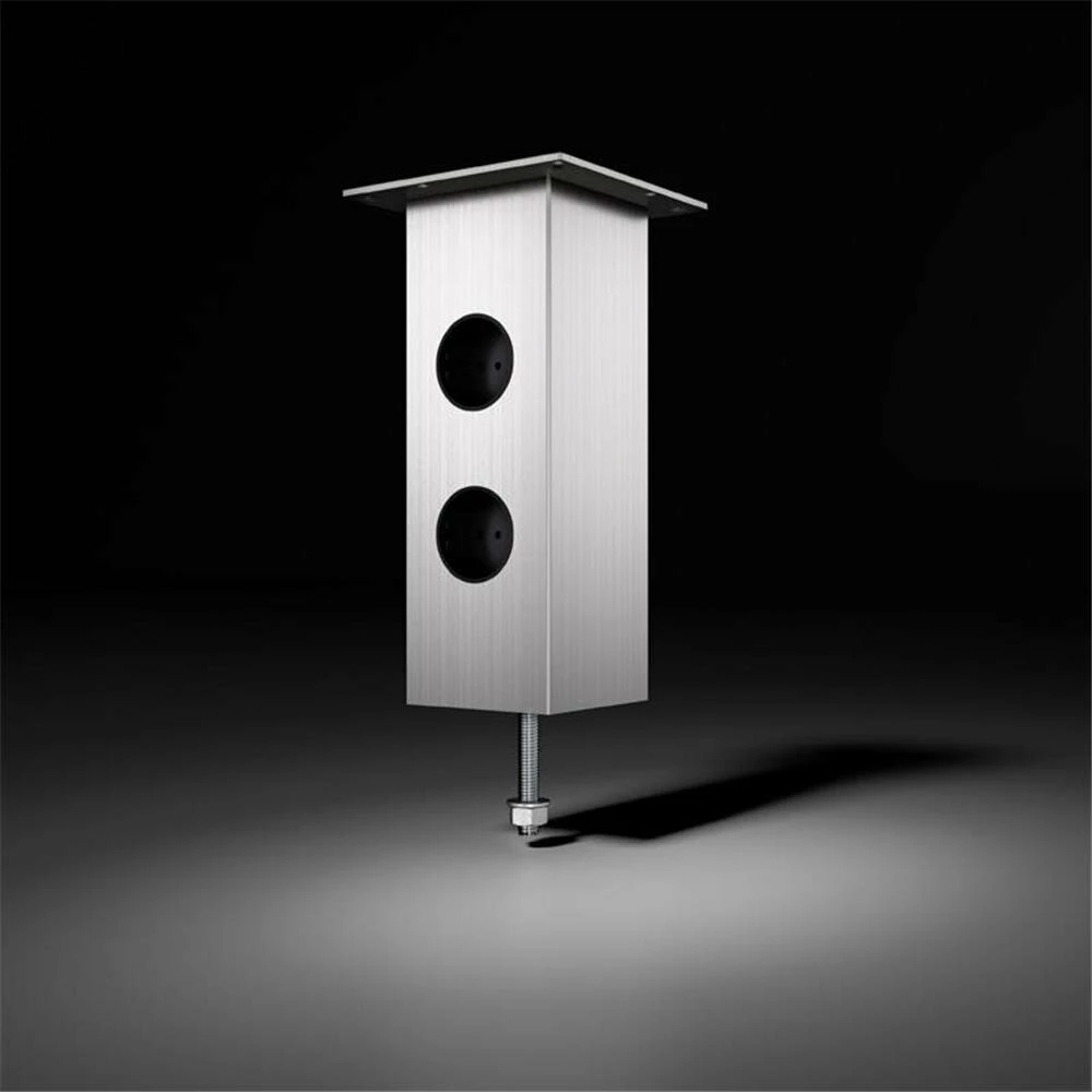 Barkonsole Jumbo, Als Powerstation, Edelstahl-Optik 3 Barkonsole Jumbo, Als Powerstation, Edelstahl-Optik