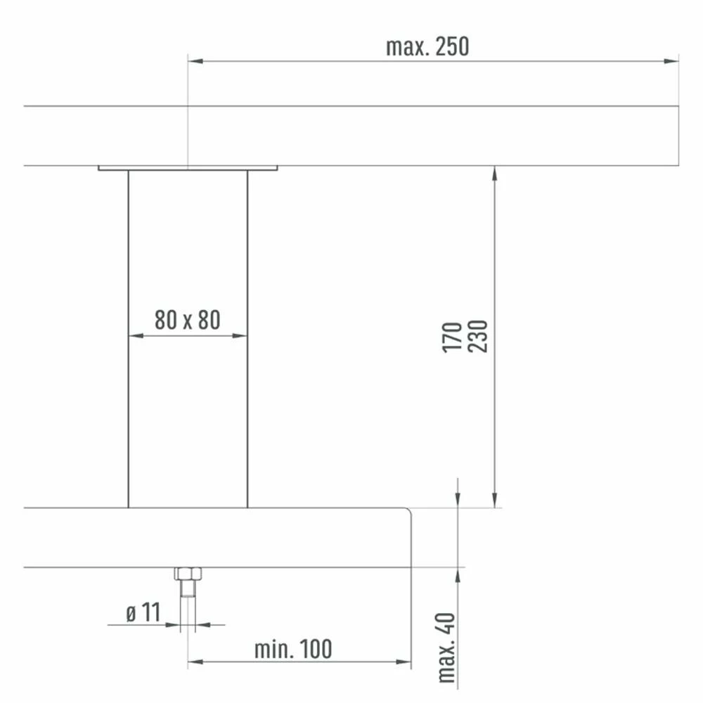 Barkonsole Jumbo, Als Powerstation, Edelstahl-Optik 5 Barkonsole Jumbo, Als Powerstation, Edelstahl-Optik – Bild 3