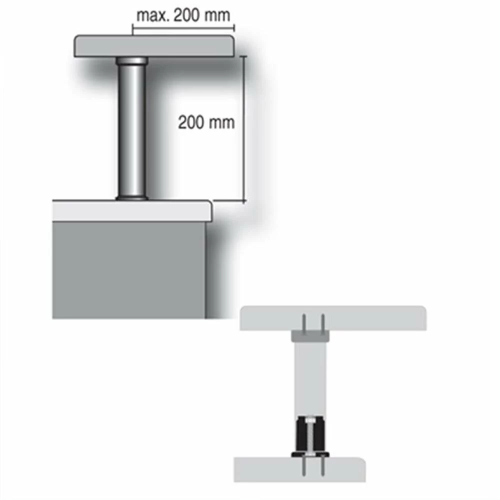 Barkonsole TableLine 1, Verchromt 4 Barkonsole TableLine 1, Verchromt – Bild 2