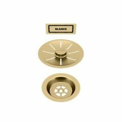 BLANCO Ab- Und Überlaufset (Sichtteile), Für Einzelbecken