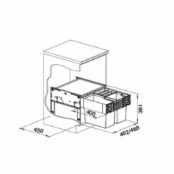 BLANCO Einbau-Abfallsammler SELECT II 50/3 -SPUELENPROFI Verkäufe blanco einbau abfallsammler select ii 50 33