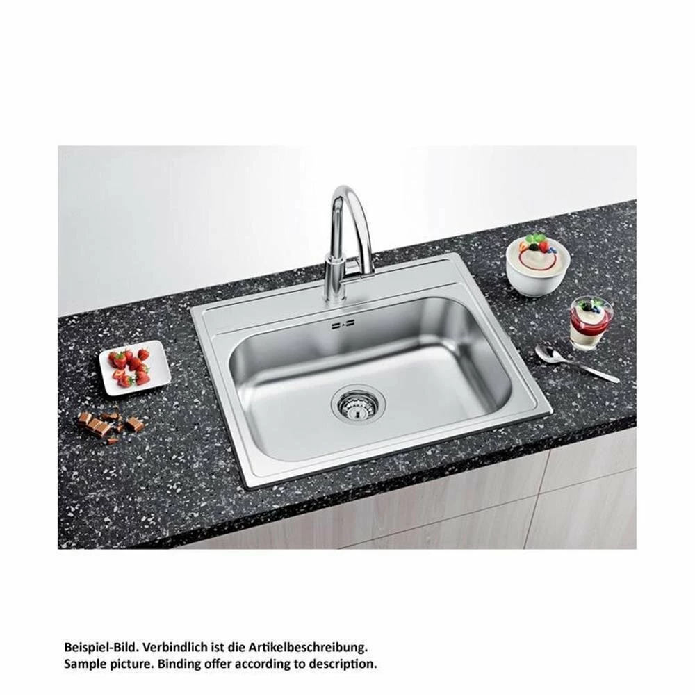 BLANCO Einbaubecken BLANCODANA 6, Edelstahl Naturfinish 4 BLANCO Einbaubecken BLANCODANA 6, Edelstahl Naturfinish – Bild 2