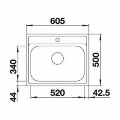 BLANCO Einbaubecken BLANCODANA 6, Edelstahl Naturfinish 11 BLANCO Einbaubecken BLANCODANA 6, Edelstahl Naturfinish -SPUELENPROFI Verkäufe blanco einbaubecken blancodana 6 edelstahl naturfinish3