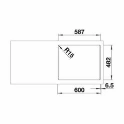 BLANCO Einbaubecken BLANCODANA 6, Edelstahl Naturfinish 12 BLANCO Einbaubecken BLANCODANA 6, Edelstahl Naturfinish -SPUELENPROFI Verkäufe blanco einbaubecken blancodana 6 edelstahl naturfinish4