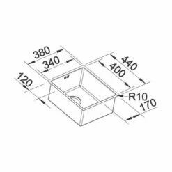 BLANCO Einbaubecken CLARON 340-IF Edelstahl Durinox InFino -SPUELENPROFI Verkäufe blanco einbaubecken claron 340 if edelstahl durinox infino5
