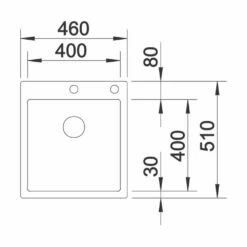 BLANCO Einbaubecken CLARON 400-IF/A Edelstahl Durinox InFino -SPUELENPROFI Verkäufe blanco einbaubecken claron 400 if a edelstahl durinox infino3