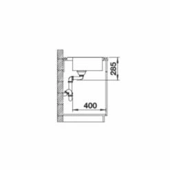 BLANCO Einbaubecken SUPRA 400-IF/A Edelstahl Bürstfinish -SPUELENPROFI Verkäufe blanco einbaubecken supra 400 if a edelstahl buerstfinish4