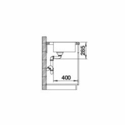 BLANCO Einbaubecken SUPRA 500-IF/A Edelstahl Bürstfinish -SPUELENPROFI Verkäufe blanco einbaubecken supra 500 if a edelstahl buerstfinish4