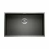 BLANCO Einbaubecken ZEROX 700-IF Edelstahl Dark Steel