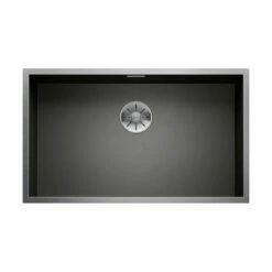 BLANCO Einbaubecken ZEROX 700-IF Edelstahl Dark Steel
