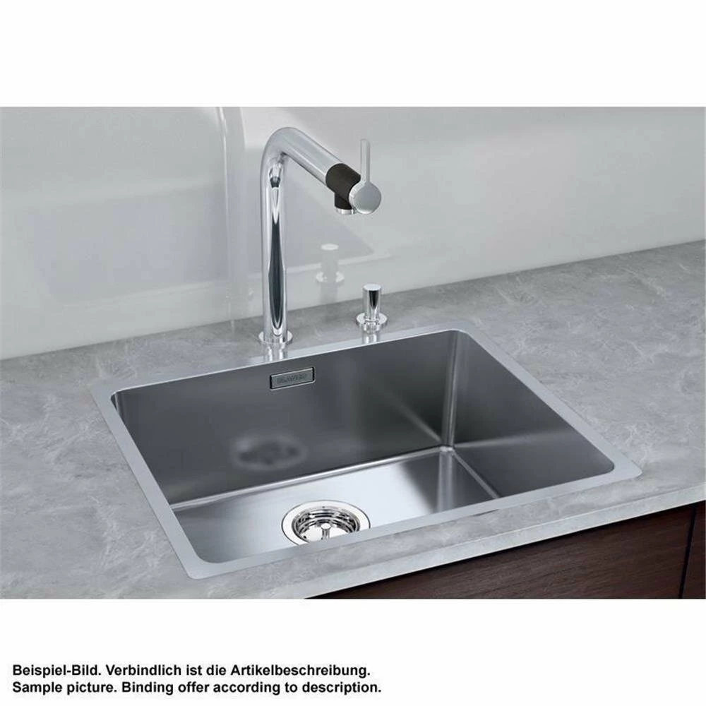 BLANCO Einbauspüle ANDANO 500-IF Edelstahl Seidenglanz | InFino Ablauf | 522965 4 BLANCO Einbauspüle ANDANO 500-IF Edelstahl Seidenglanz | InFino Ablauf | 522965 – Bild 2