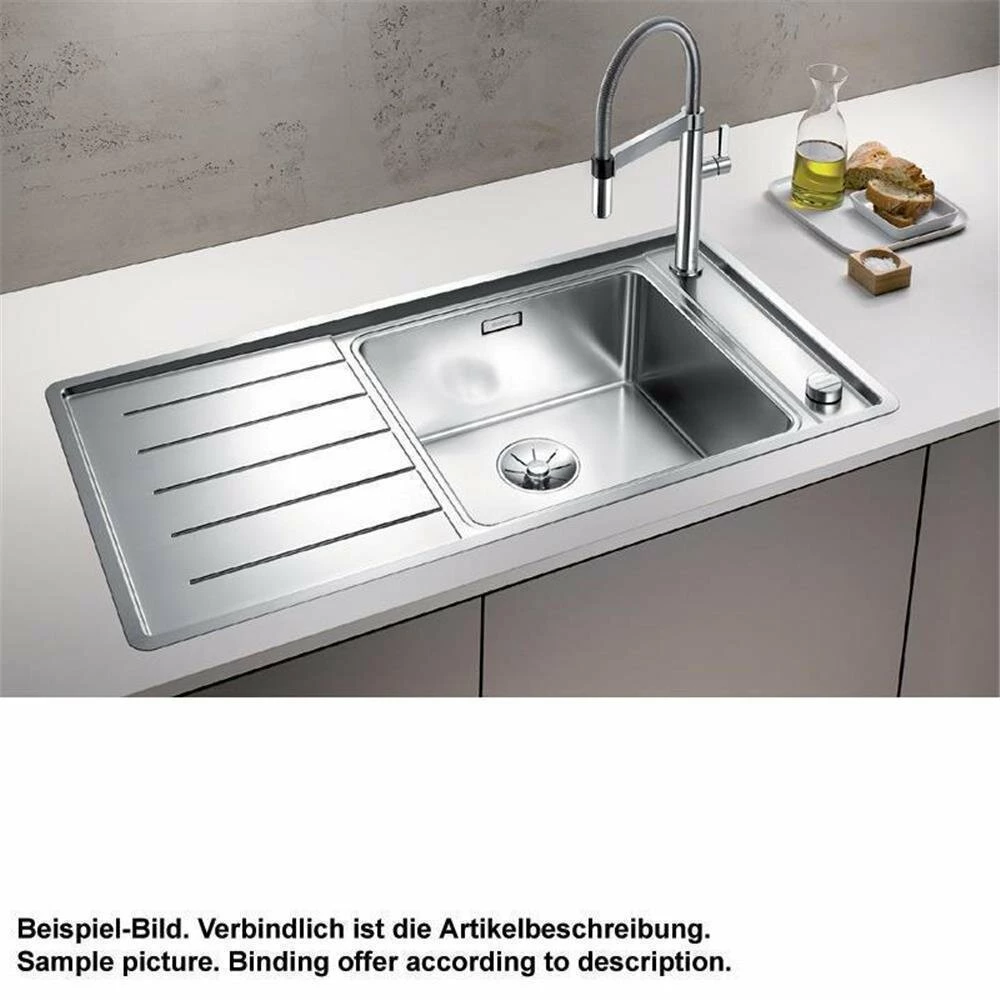 BLANCO Einbauspüle ANDANO XL 6 S-IF Edelstahl Seidenglanz | InFino Ablauf 5 BLANCO Einbauspüle ANDANO XL 6 S-IF Edelstahl Seidenglanz | InFino Ablauf – Bild 3