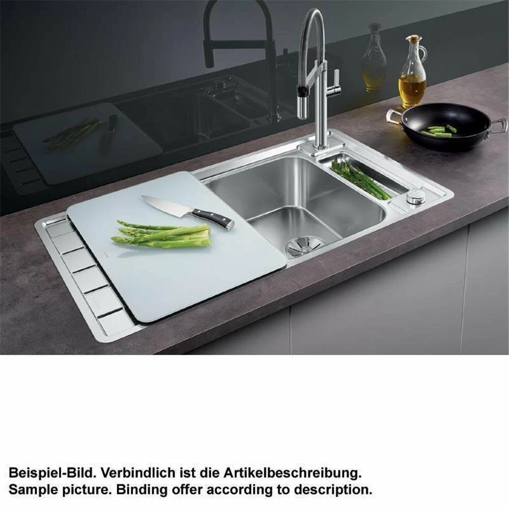 BLANCO Einbauspüle AXIS III 5 S-IF Edelstahl Seidenglanz | InFino Ablauf | 522103 4 BLANCO Einbauspüle AXIS III 5 S-IF Edelstahl Seidenglanz | InFino Ablauf | 522103 – Bild 2