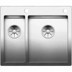 BLANCO Einbauspüle CLARON 340/180-IF/A Edelstahl | InFino Ablauf