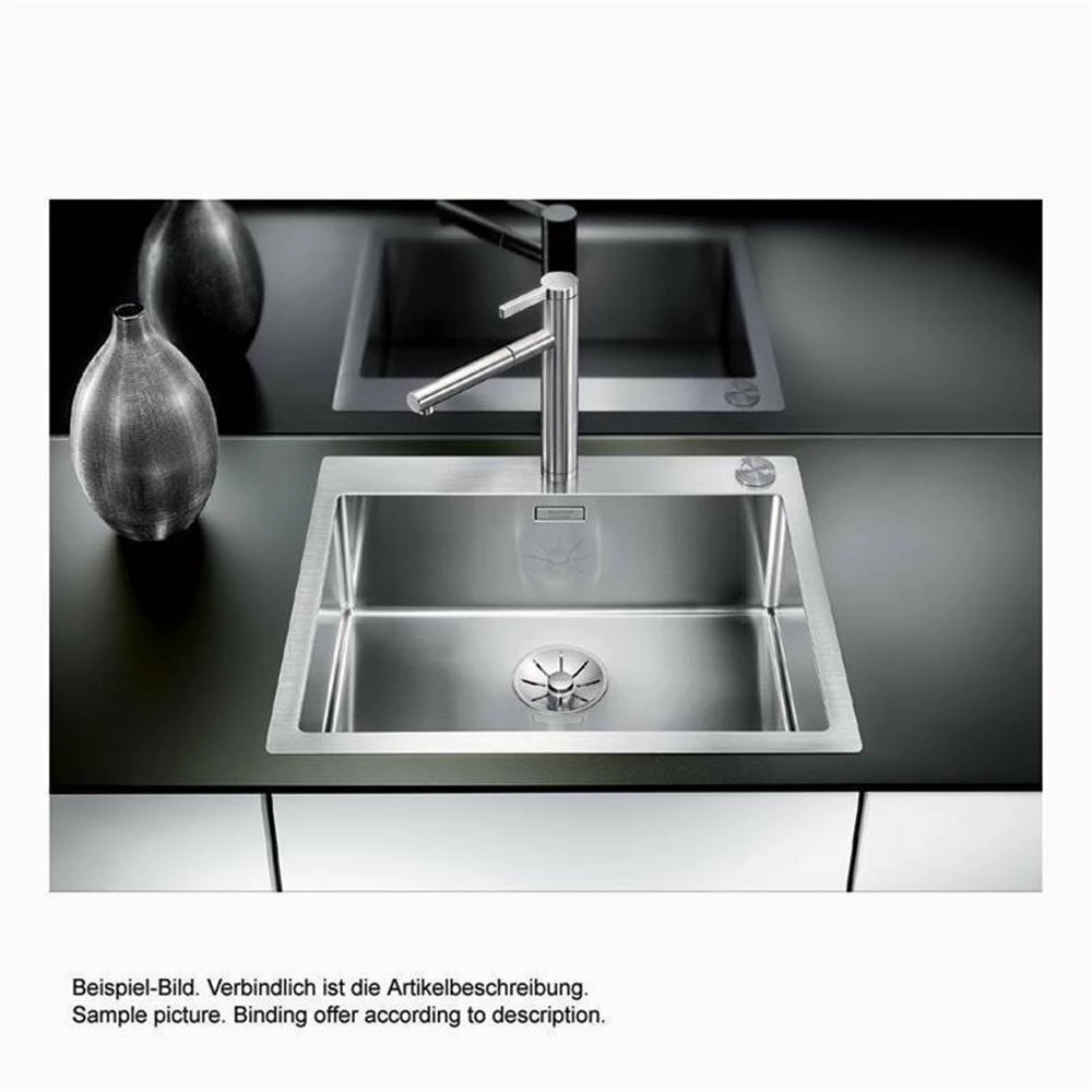 BLANCO Einbauspüle CLARON 550-IF/A Edelstahl | InFino Ablauf 4 BLANCO Einbauspüle CLARON 550-IF/A Edelstahl | InFino Ablauf – Bild 2