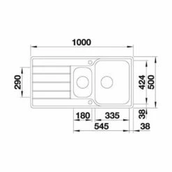 Blanco Einbauspüle CLASSIMO 6 S-IF Edelstahl Bürstfinish -SPUELENPROFI Verkäufe blanco einbauspuele classimo 6 s if edelstahl buerstfinish3