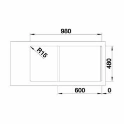 Blanco Einbauspüle CLASSIMO 6 S-IF Edelstahl Bürstfinish -SPUELENPROFI Verkäufe blanco einbauspuele classimo 6 s if edelstahl buerstfinish4