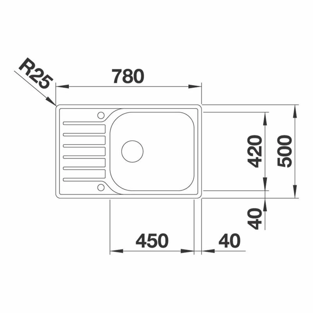 BLANCO Einbauspüle LANTOS XL 6S-IF Compact Edelstahl Bürstfinish Mit Ablauffernbedienung 5 BLANCO Einbauspüle LANTOS XL 6S-IF Compact Edelstahl Bürstfinish Mit Ablauffernbedienung – Bild 3