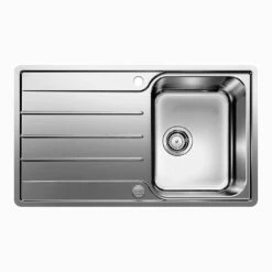 BLANCO Einbauspüle LEMIS 45 S-IF Edelstahl Bürstfinish