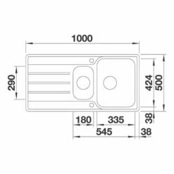 BLANCO Einbauspüle LEMIS 6 S-IF Edelstahl Bürstfinish -SPUELENPROFI Verkäufe blanco einbauspuele lemis 6 s if edelstahl buerstfinish3