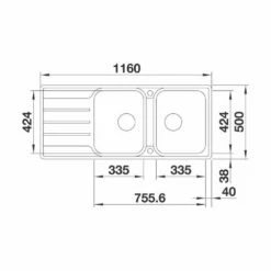 BLANCO Einbauspüle LEMIS 8 S-IF Edelstahl Bürstfinish -SPUELENPROFI Verkäufe blanco einbauspuele lemis 8 s if edelstahl buerstfinish3