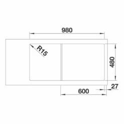 BLANCO Einbauspüle LEMIS XL 6 S-IF Edelstahl Bürstfinish -SPUELENPROFI Verkäufe blanco einbauspuele lemis xl 6 s if edelstahl buerstfinish4