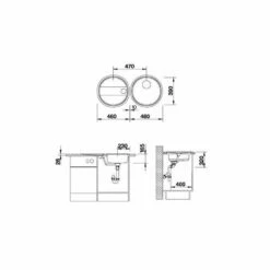 BLANCO Einbauspüle RONDOSET Rundbecken + Tropfmulde Edelstahl Bürstfinish -SPUELENPROFI Verkäufe blanco einbauspuele rondoset rundbecken tropfmulde edelstahl buerstfinish3