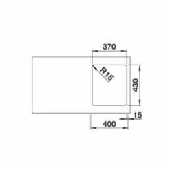 BLANCO Einbauspüle SOLIS 340-IF Edelstahl Bürstfinish -SPUELENPROFI Verkäufe blanco einbauspuele solis 340 if edelstahl buerstfinish3