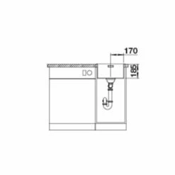 BLANCO Einbauspüle SOLIS 340-IF Edelstahl Bürstfinish -SPUELENPROFI Verkäufe blanco einbauspuele solis 340 if edelstahl buerstfinish5