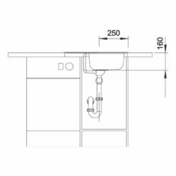BLANCO Einbauspüle TIPO 45 S Mini | Naturfinish -SPUELENPROFI Verkäufe blanco einbauspuele tipo 45 s mini naturfinish5