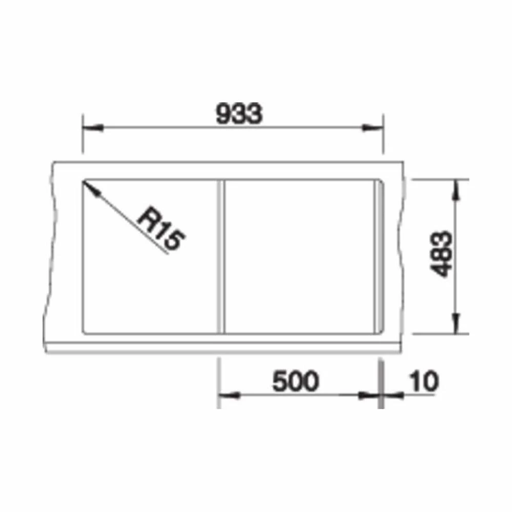 BLANCO Einbauspüle TIPO 5 S Edelstahl Naturfinish 5 BLANCO Einbauspüle TIPO 5 S Edelstahl Naturfinish – Bild 3