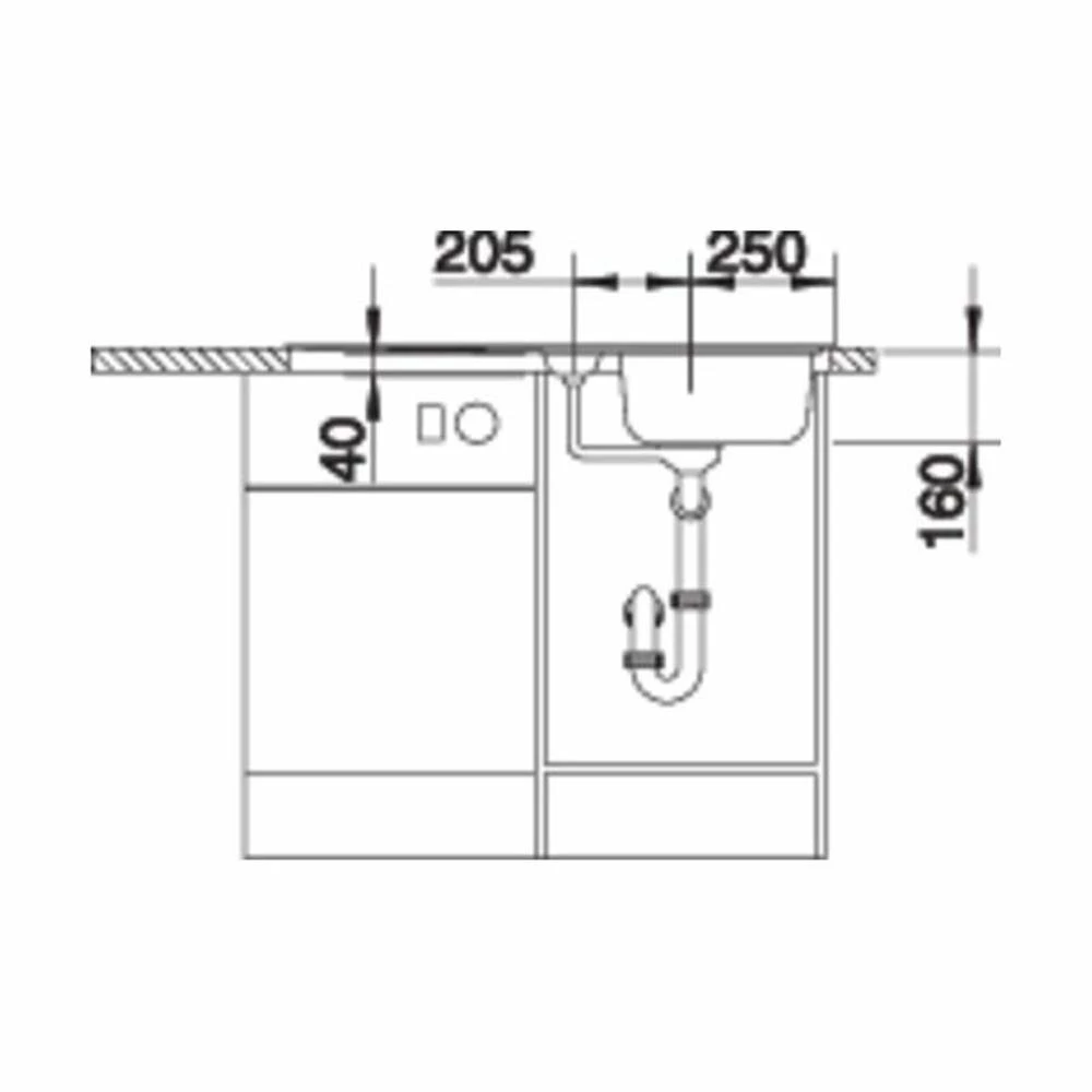 BLANCO Einbauspüle TIPO 5 S Edelstahl Naturfinish 7 BLANCO Einbauspüle TIPO 5 S Edelstahl Naturfinish – Bild 5