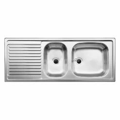 BLANCO Einbauspüle TOP EZS 11 X 4 Edelstahl Naturfinish