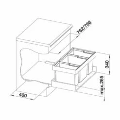 BLANCO FLEXON II 80/3 Einbau-Abfallsammler -SPUELENPROFI Verkäufe blanco flexon ii 80 3 einbau abfallsammler4