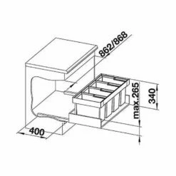 BLANCO FLEXON II 90/4 Einbau-Abfallsammler 9 BLANCO FLEXON II 90/4 Einbau-Abfallsammler -SPUELENPROFI Verkäufe blanco flexon ii 90 4 einbau abfallsammler4