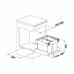 BLANCO FLEXON II Low 50/2 Einbau-Abfallsammler 7 BLANCO FLEXON II Low 50/2 Einbau-Abfallsammler -SPUELENPROFI Verkäufe blanco flexon ii low 50 2 einbau abfallsammler3