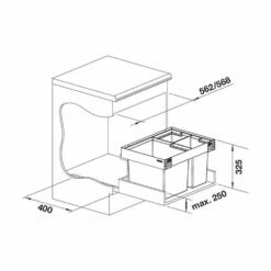 BLANCO FLEXON II Low XL 60/3 Einbau-Abfallsammler 9 BLANCO FLEXON II Low XL 60/3 Einbau-Abfallsammler -SPUELENPROFI Verkäufe blanco flexon ii low xl 60 3 einbau abfallsammler4