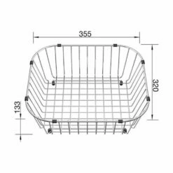 BLANCO Geschirrkorb Edelstahl 350 X 315 Mm -SPUELENPROFI Verkäufe blanco geschirrkorb edelstahl 350 x 315 mm3