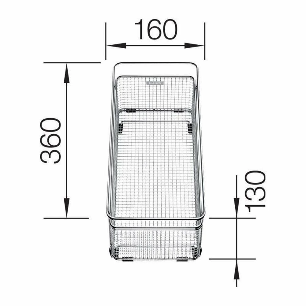 BLANCO Multifunktionskorb Edelstahl | 223297 3 BLANCO Multifunktionskorb Edelstahl | 223297
