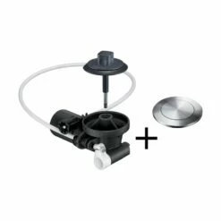 BLANCO PushControl Nachrüstset Ablauffernbedienung Edelstahl Seidenmatt | 525272