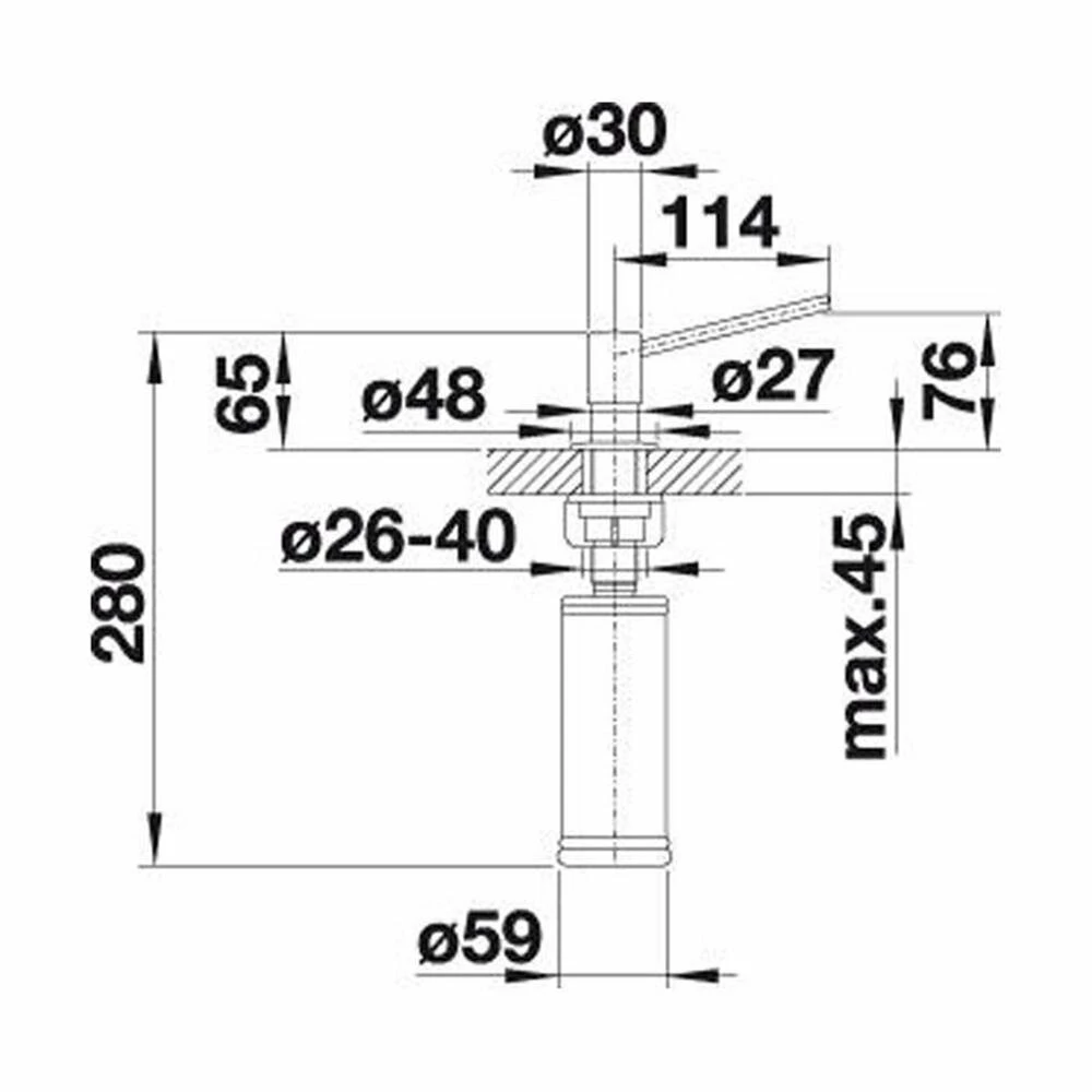 BLANCO TORRE Spülmittelspender 7 BLANCO TORRE Spülmittelspender – Bild 5