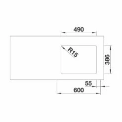 BLANCO Unterbaubecken ETAGON 500-U Keramik | InFino Ablauf -SPUELENPROFI Verkäufe blanco unterbaubecken etagon 500 u keramik puraplus4