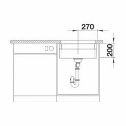 BLANCO Unterbaubecken ETAGON 500-U Keramik | InFino Ablauf -SPUELENPROFI Verkäufe blanco unterbaubecken etagon 500 u keramik puraplus5