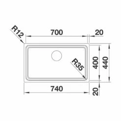 BLANCO Unterbaubecken ETAGON 700-U Edelstahl Seidenglanz InFino -SPUELENPROFI Verkäufe blanco unterbaubecken etagon 700 u edelstahl seidenglanz infino3