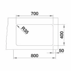 BLANCO Unterbaubecken ETAGON 700-U Edelstahl Seidenglanz InFino -SPUELENPROFI Verkäufe blanco unterbaubecken etagon 700 u edelstahl seidenglanz infino4