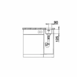 BLANCO Unterbaubecken SOLIS 180-U Edelstahl Bürstfinish -SPUELENPROFI Verkäufe blanco unterbaubecken solis 180 u edelstahl buerstfinish5